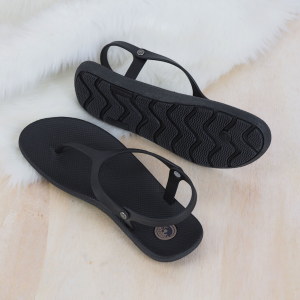 Camou - Sandal Camou Wanita Sandal Sendal Jepit Tali Wanita Kekinian Sendal Teplek Wanita Terbaru 2022 Sendal Dewasa Perempuan Bahan Karet Tali Belakang Milea Blackcurrant