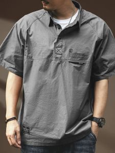 High-end Mens Cotton Summer Polo Shirt