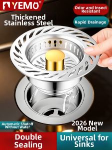 YEMO | Odor Blocking Filter Sink Drain