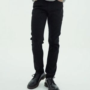Lee Cooper Tapered Fit Jeans Arthur Raw Black