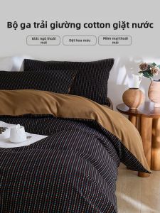 shui yang | Bộ Drap Giường Jacquard Pha Sợi Voan Cotton