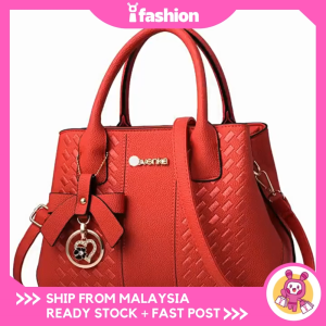 IFASHION 2187 Women Sling Crossbody Shoulder Handbag PU Leather Bag Beg Sandang Tangan Wanita Stylish