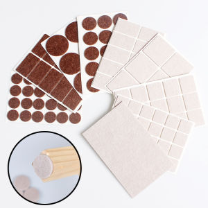 1/3/72pcs Thicken Self Adhesive Felt Chair Leg Pads Floor Protectors Furniture Legs Table Leg Covers Round Bottom Anti-Slip Pads