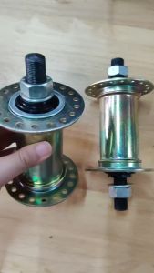 ดุมล้อรถเข็น ดุม5หุน 36 รู 40 รู (ขายเป็นคู่)