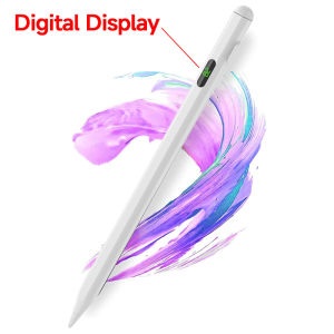 Bút Cảm Ứng Cho iPad Pro/Air/Mini Bút Cảm Ứng Kỹ Thuật Số Có Đèn LED Chỉ Báo Tương Thích Bluetooth Hút Từ Tính Chống Cọ Xát Lòng Bàn Tay