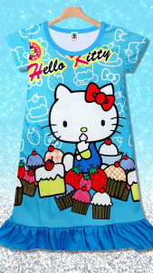 Girls Skirt Children Kids Long Dress Cartoon Palda ng mga Babae QGA003