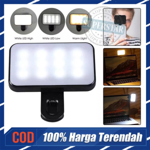 Selfie Light Portable Mini Fill Light Clip Lampu Live Streamer LED Universal Phone Tab Lampu Kecantikan Selfie