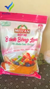 Túi 1kg Bột Mì Chuyên Dụng Bánh Bông Lan Meizan