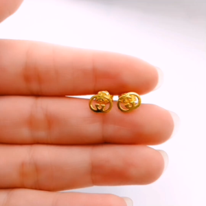 Yon Hing Subang Earrings Paku Fashion 1.45g Emas 916