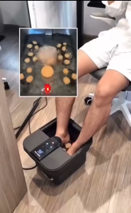 Máy ngâm chân giúp lưu thông mạch máu Máy massage chân gấp gọn bảo vệ sức khỏe cho người lớn Giúp thư giãn nghỉ ngơi