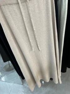 Fall Winter Comfortable Knitted A-Line Midi Skirt Womens High Waist Slim Fit Casual Style Korean Version New Arrival 2025