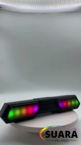 Soundbar Super Bass Speaker Bluetooth Salon Stereo Nirkabel Music Box Full Bass Aktif LED TV PC AUX