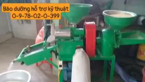 Máy chà gạo  xát lúa động cơ toàn phát