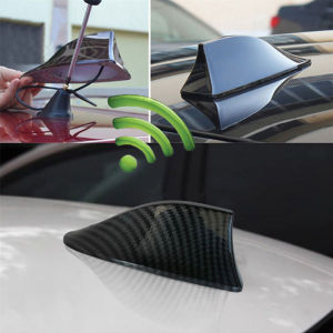 Ăng-ten Hình Vây Cá Mập Đa Năng Trên Ô Tô Ăng-ten Trên Nóc Xe Tín Hiệu Radio FM/AM Phụ Kiện Xe Hơi Không Cần Khoan Cho Hầu Hết Các Loại Xe