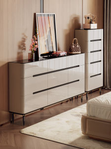 YANGYING | Italian Minimalist Luxurious Bedside Storage Cabinet