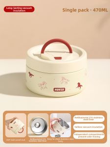 YOULUNMEI | Insulated Food Container 316 Food Grade Stainless Steel Lunch Box