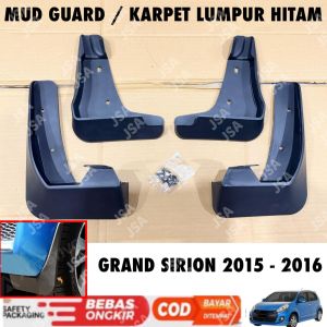 Mud Guard Grand All New Sirion 2015 2016 2017 Karpet Lumpur Hitam .