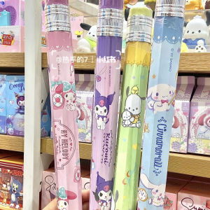 Large Size Cartoon Anime Lead Pencil Cute Octagonal Design Kuromi Cinnamon Dog Meowtilda Lovely Stationery Business Supplies