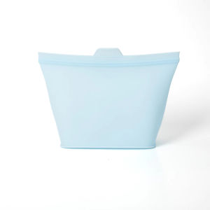 Reusable Silicone Food Grade Storage Bag Lunch Sandwich Snack Liquid Lunch Fruit Freezer Zip Seal Zipper Bags Keeping Food