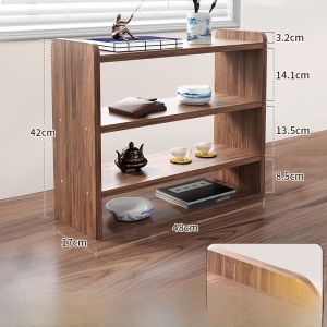 Expandable Combination Desk Shelf Student Desk Corner Workstation Transformation Storage Device Wood Material Book Organizer