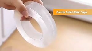 🇸🇬SG Seller | Versatile Nano Double-sided Tape - Traceless Removal Strong Adhesion Multipurpose Waterproof Reusable