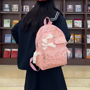 12.12: The Day Bag Tas Ransel Mini Wanita Motif Little Flower Casual Backpack Perempuan Trendy - 20U