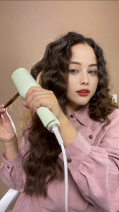 Wave Curling Iron Hair Crimper 32mm Deep Waver Hair Curler Tool 1.25 Inch 2 Barrel Beach Ionic Waver Hair Curler for Women