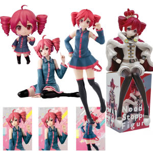 Bandai | 1/4PCS Kasane Teto Twin-Tail Anime Girl Figure PVC Collectible Dolls with Two Poses Cute Character Statues for Desktop Deco