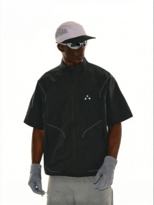 FPA | Cooling Loose Design Zip-up Mandarin Collar Jacket