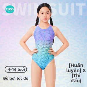 Competitive Training Anti-Chlorine High-Elasticity Girls Swimwear