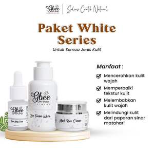 PAKET WHITE SERIES GBEE GLOWBEAUTY (COD) PRODAK BARU