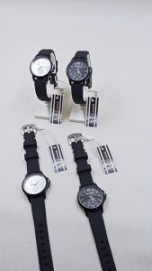 BWIN SPORT DM95972 CRONO VARIASI JAM TANGAN WANITA MOTIF TIPIS KASUAL TALI KARET RUBBER LEMBUT JAM CEWE MINIMALIS DELAPAN MARET