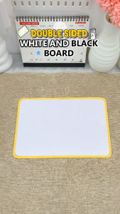 FCI White Black Board 2in1 Reusable design | Affordable Easy-to-clean surfaces for classrooms homeschooling tutoring daycare centers and offices