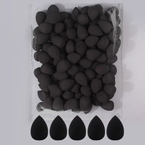 Bộ Trứng Làm Đẹp Đen - 12/20/25/30/50/100 CÁI Bọt Biển Trang Điểm Mặt Đa Năng Có Độ Đàn Hồi Cao Dùng Được Cho Cả Khô Và Ướt Chất Liệu Polyurethane Thấm Nước