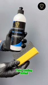 CP CAR Detailer Tyre Coating 500ml Cream Type Wax Tayar Kilat Plastic Wax Deep Gloss Finish