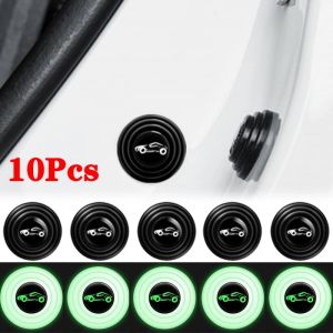 10PCS Universal Car Door Shockproof Pad Silent Gasket Shock-absorbing Stickers Car Trunk Sound Insulation Pad Cushion Stickers