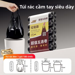 JIESHIBAO | Túi Rác Dây Kéo Bền