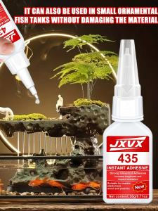Jxvx-435Super Hydroacrylate Glue Strong Glass Glue Waterproof and Transparent Suitable for Fish Tank Repair Home Repair Manual Manufacturing Etc.