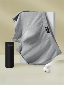 MiiOW | Mens Pure Cotton Underwear Breathable Large Size Antimicrobial Crotch Four Corner Shorts Comfortable Briefs Youth Style