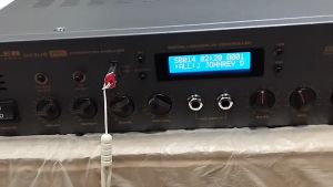 Kevler GX3UB PRO 300W x2 Bluetooth FM Line W/ USB (black)