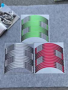 17 Phản Quang Xe Máy Bánh Xe Trung Tâm Dán Bộ Moto Xe Máy Viền Dải Trang Trí Vinyl Đề Can Cho Z900 Z 900
