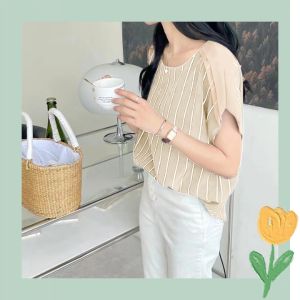 ผ้าผู้หญิง QXshop ขายดีอันดับ1🔥 เสื้อแฟชั่นดีเทลลายทางสุดเก๋สูงฮิต ราคาถูกสบาย งานดีงานตามหา สุดฮิต พลาดนะแม่? ซื้อที่ QXshop ผู้หญิง