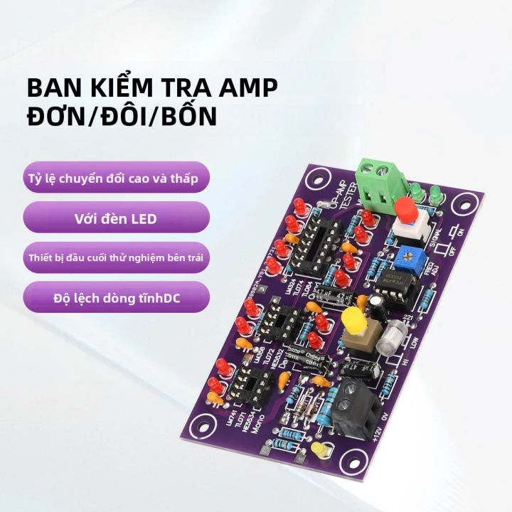 Bảng Kiểm Tra Bộ Khuếch Đại Hoạt Động DC12V T2 Máy Kiểm Tra Op-Amp Đơn ...