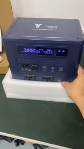 UAPOW ZP1000 Portable Power Station 902.4Wh 1000W Lifepo4 Battery 282000mAh Solar Generator for Outdoor Camping Hiking