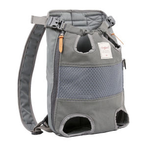 DogLemi กระเป๋าเป้สะพายหลังกระเป๋าสุนัขน้ำหนักเบาระบายอากาศได้สำหรับลูกสุนัขปรับระดับได้สำหรับใส่เดินทางกระเป๋าสะพายไหล่สำหรับสัตว์เลี้ยงเดินป่ากลางแจ้งเดินทาง