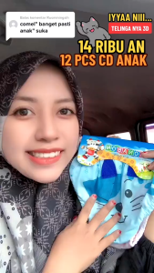 toko celana dalam anak motif kucing lucu cd anak viral