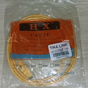 Dây cáp mạng 1.5m cat5e bấm sẵn 2 đầu (giao màu ngẫu nhiên)