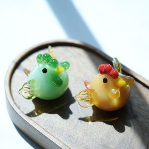 Đồ Trang Trí Bàn Làm Việc Bằng Thủy Tinh Thủ Công Hình Con Gà Trống Đồ Trang Trí Văn Phòng Đồ Trang Trí May Mắn Quà Tặng Trung Quốc Đại Lục