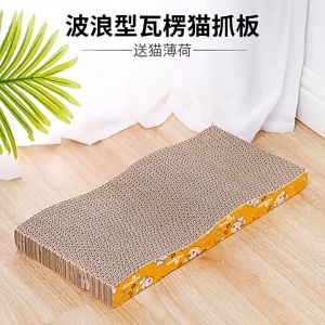 Cat scratcher mainan cakaran papan garukan kucing free catnip