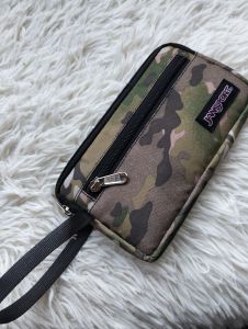 Bj Cellphone Pouch Wallet with Gliding Zipper for Safe Storage of Phone Cards and Cash Includes Wrist Strap for Secure Carrying